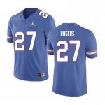 Men's Florida Gators #27 Jahari Rogers NCAA Nike Blue Authentic Stitched College Football Jersey SNV7162HQ